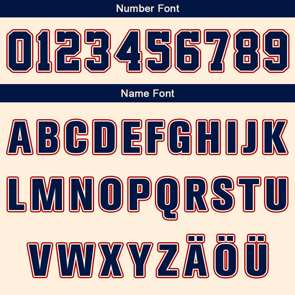 Benutzerdefinierter Creme Blau Rot Basketball Jersey Uniform Anzug gedruckt Ihr Logo Name Nummer