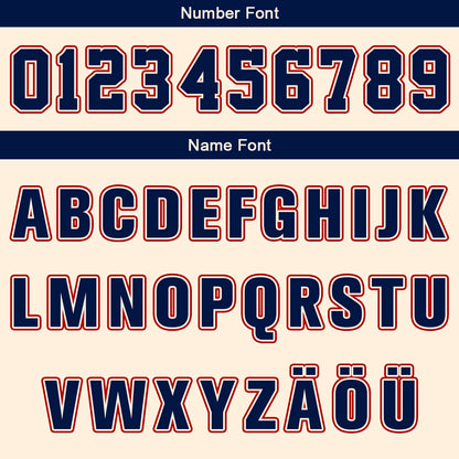 Benutzerdefinierter Creme Blau Rot Basketball Jersey Uniform Anzug gedruckt Ihr Logo Name Nummer