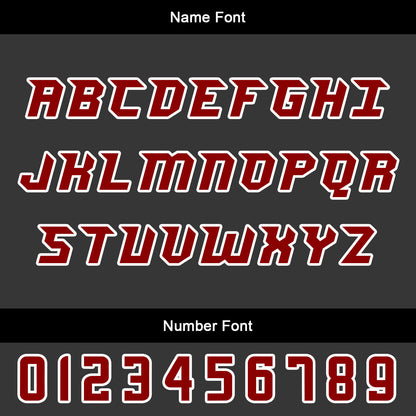 Benutzerdefinierter Rot Basketball Jersey Uniform Anzug gedruckt Ihr Logo Name Nummer