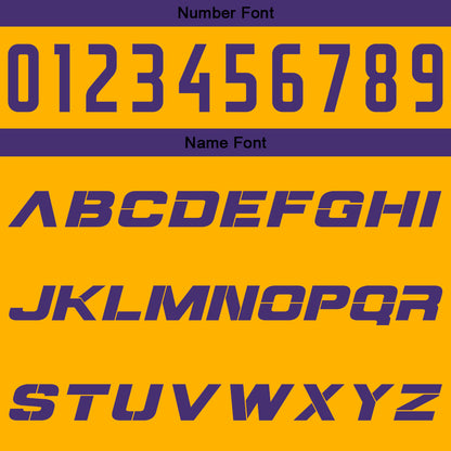 Benutzerdefinierte Gelb Lila Reversible Basketball Jersey Personalisierte Print Name Nummer Logo