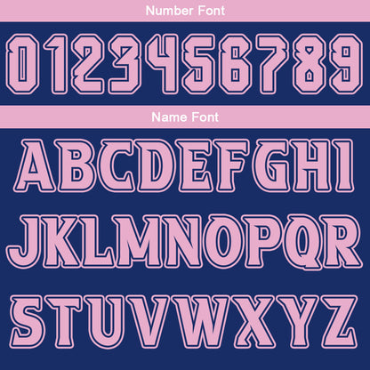 Benutzerdefinierte Marine Rosa Reversible Basketball Jersey Personalisierte Drucken Name Nummer Logo