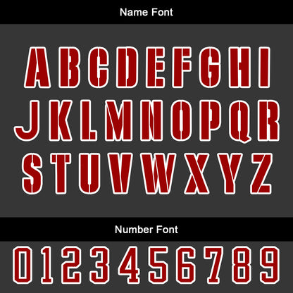 Benutzerdefinierter Rot Basketball Jersey Uniform Anzug gedruckt Ihr Logo Name Nummer