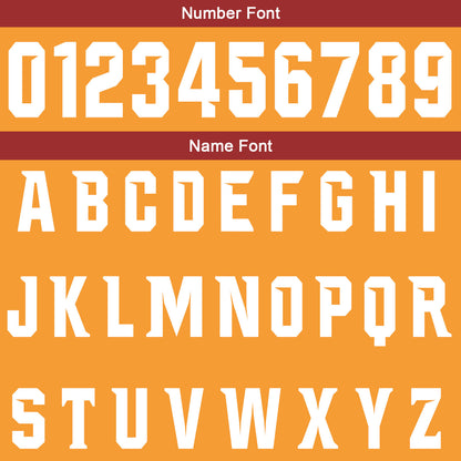 Benutzerdefinierte Orange Burgund Fußball Gradient Polo-Shirts Fügen Sie Ihr Einzigartiges hinzu Logo/Name/Nummer