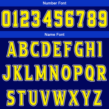 Benutzerdefinierter Blau Gelb Basketball Jersey Uniform Anzug gedruckt Ihr Logo Name Nummer
