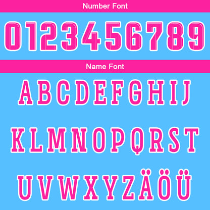 Benutzerdefinierte Blau Rosa Reversible Basketball Jersey Personalisierte Drucken Name Nummer Logo