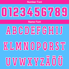 Benutzerdefinierte Blau Rosa Reversible Basketball Jersey Personalisierte Drucken Name Nummer Logo