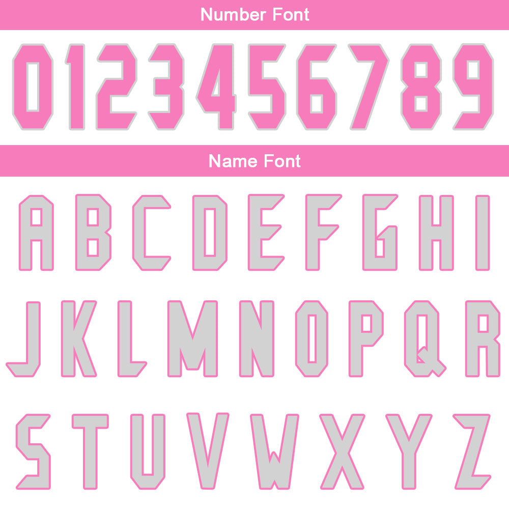 Benutzerdefinierter Weiß Grau Rosa Basketball Jersey Uniform Anzug gedruckt Ihr Logo Name Nummer