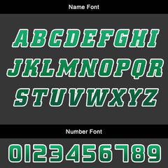 Benutzerdefinierter Grün Basketball Jersey Uniform Anzug gedruckt Ihr Logo Name Nummer