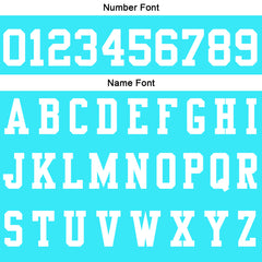 Benutzerdefinierte Cyan Weiß Fußball Polo-Shirts Fügen Sie Ihr Einzigartiges hinzu Logo/Name/Nummer