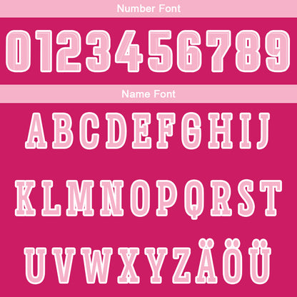 Benutzerdefinierte Rosa Rot Pink Reversible Basketball Jersey Personalisierte Drucken Name Nummer Logo