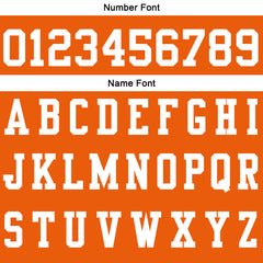 Benutzerdefinierte Orange Weiß Fußball Polo-Shirts Fügen Sie Ihr Einzigartiges hinzu Logo/Name/Nummer