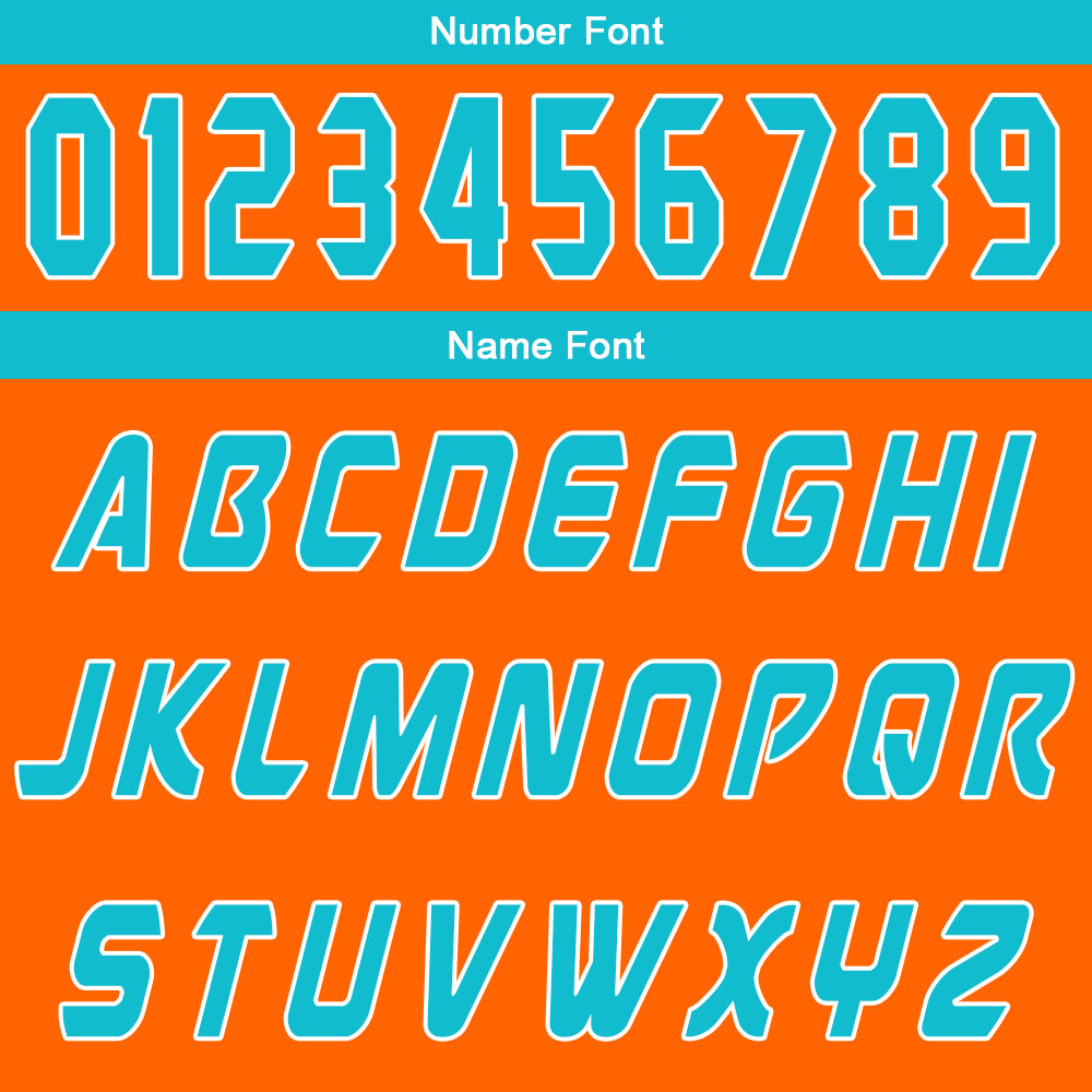 Benutzerdefinierter Orange Cyan Basketball Jersey Uniform Anzug gedruckt Ihr Logo Name Nummer