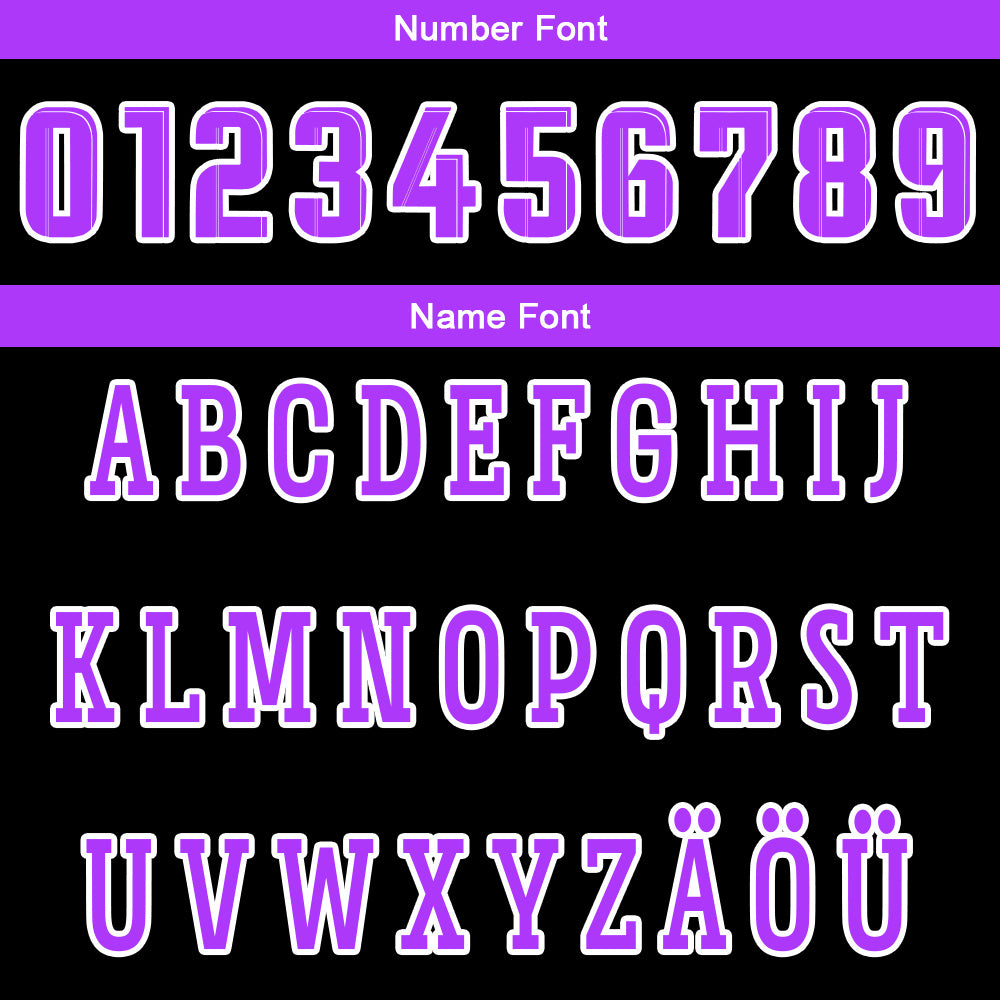 Benutzerdefinierte Schwarz Neonlila Reversible Basketball Jersey Personalisierte Drucken Name Nummer Logo