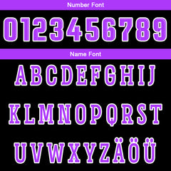 Benutzerdefinierte Schwarz Neonlila Reversible Basketball Jersey Personalisierte Drucken Name Nummer Logo