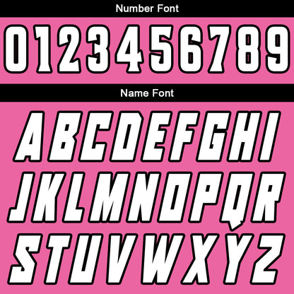 Benutzerdefinierte Rosa Schwarz Reversible Basketball Jersey Personalisierte Drucken Name Nummer Logo
