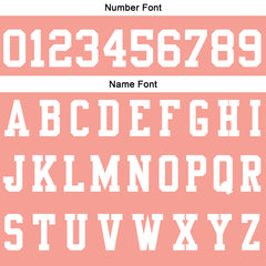 Benutzerdefinierte Fleisch Rosa Weiß Fußball Polo-Shirts Fügen Sie Ihr Einzigartiges hinzu Logo/Name/Nummer