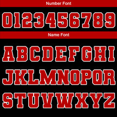 Maßgeschneiderte Rot Königliche Letterman Varsity Jacket Individuelle Stickerei Druck nach Ihrem Wunsch