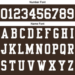 Benutzerdefinierte Langweilig Braun Weiß Fußball Polo-Shirts Fügen Sie Ihr Einzigartiges hinzu Logo/Name/Nummer