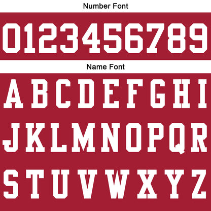 Benutzerdefinierte Burgund Weiß Fußball Polo-Shirts Fügen Sie Ihr Einzigartiges hinzu Logo/Name/Nummer
