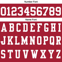 Benutzerdefinierte Burgund Weiß Fußball Polo-Shirts Fügen Sie Ihr Einzigartiges hinzu Logo/Name/Nummer