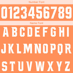 Benutzerdefinierte Lichtorange Lichtrosa Fußball Gradient Polo-Shirts Fügen Sie Ihr Einzigartiges hinzu Logo/Name/Nummer