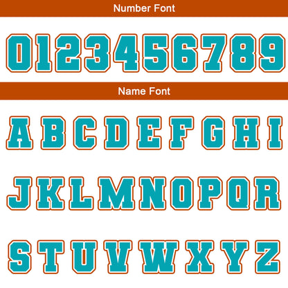 Benutzerdefiniert Weiß Orange Teal Wasserdichte Varsity Jacken Personalisiert genäht Name Nummer Logo zu Letterman Jacken