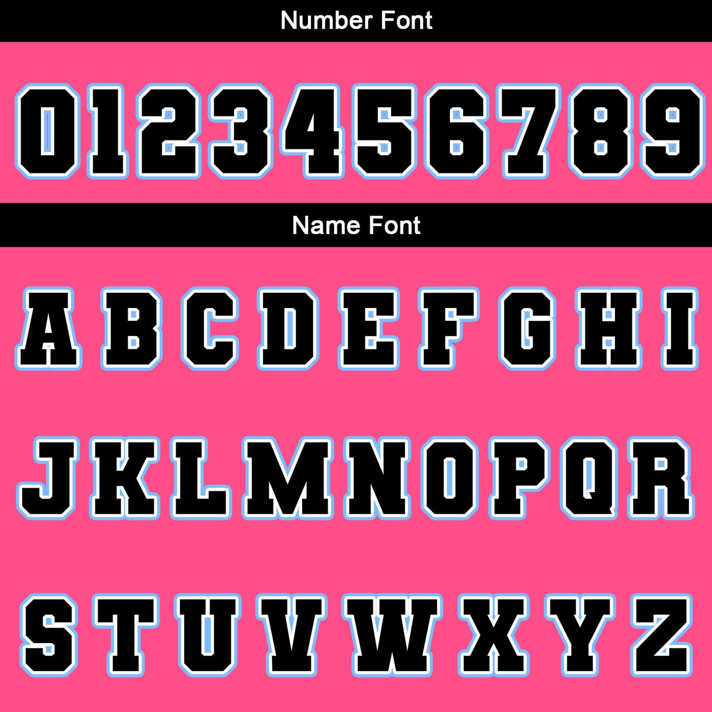 Benutzerdefiniert  Schwarz Rosa Hellblau Wasserdichte Varsity Jacken Personalisiert genäht Name Nummer Logo zu Letterman Jacken