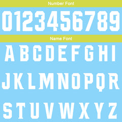 Benutzerdefinierte Hellblau Hellgrün Fußball Gradient Polo-Shirts Fügen Sie Ihr Einzigartiges hinzu Logo/Name/Nummer