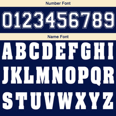 Benutzerdefinierte Marine Creme Fußball Gradient Polo-Shirts Fügen Sie Ihr Einzigartiges hinzu Logo/Name/Nummer