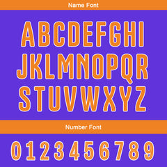 Benutzerdefinierte Lila Orange Reversibel Fußball Trikot Personalisierte Gradient Fußball Shirts für Männer gedruckt Team Name Nummer Logo