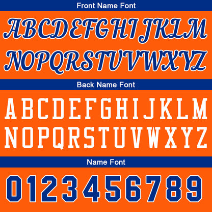 Individuelle Orange-Königliche Basketball Jersey Shorts für Männer und Frauen Gestickter und gedruckter Name, Nummer und Logo
