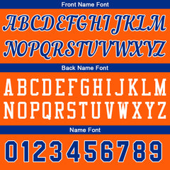 Individuelle Orange-Königliche Basketball Jersey Shorts für Männer und Frauen Gestickter und gedruckter Name, Nummer und Logo