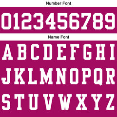Benutzerdefinierte Fuchsia Weiß Fußball Polo-Shirts Fügen Sie Ihr Einzigartiges hinzu Logo/Name/Nummer