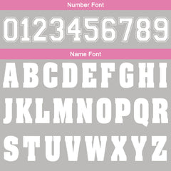 Benutzerdefinierte Grau Rosa Fußball Gradient Polo-Shirts Fügen Sie Ihr Einzigartiges hinzu Logo/Name/Nummer