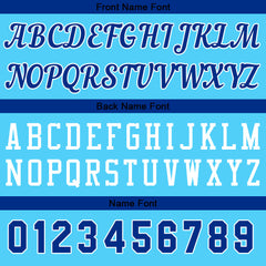 Individuelle Hellblau Königlich Basketball Jersey Shorts für Männer und Frauen Gestickter und gedruckter Name, Nummer und Logo