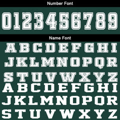 Benutzerdefinierter Grün Weiß Basketball Jersey Uniform Anzug gedruckt Ihr Logo Name Nummer