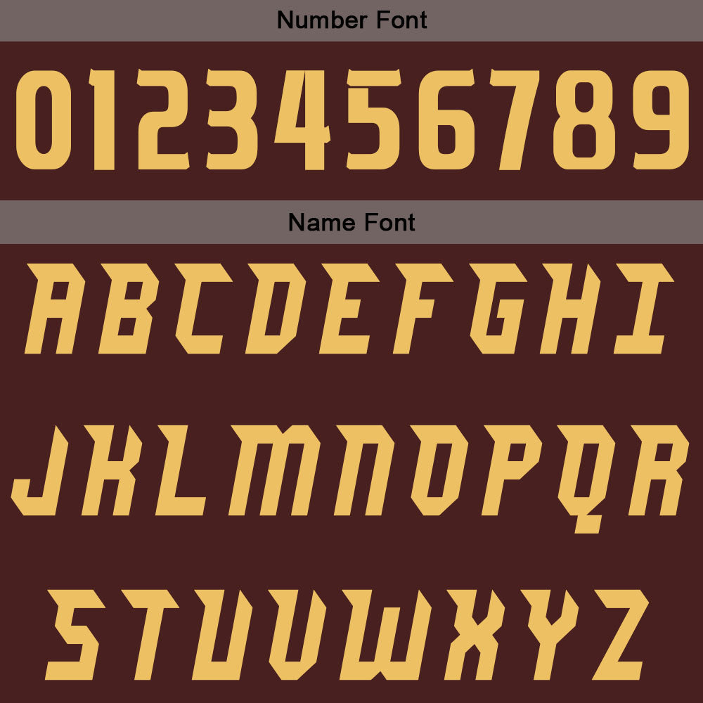 Benutzerdefinierte Braun Gelb Reversible Basketball Jersey Personalisierte Drucken Name Nummer Logo