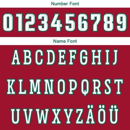 Benutzerdefinierte Rot Weiß Grün Reversible Basketball Jersey Personalisierte Drucken Name Nummer Logo