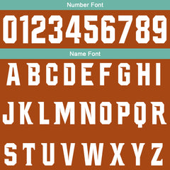 Benutzerdefinierte Braun Cyan Fußball Gradient Polo-Shirts Fügen Sie Ihr Einzigartiges hinzu Logo/Name/Nummer