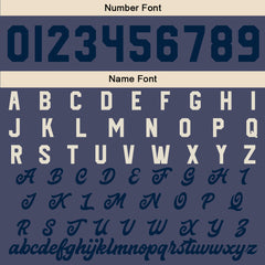 Maßgeschneiderte Marine Creme Letterman Varsity Jacket Individuelle Stickerei Druck nach Ihrem Wunsch