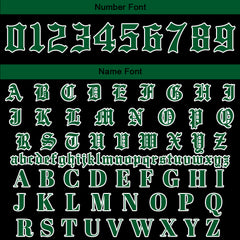 Maßgeschneiderte Grün Letterman Varsity Jacket Individuelle Stickerei Druck nach Ihrem Wunsch