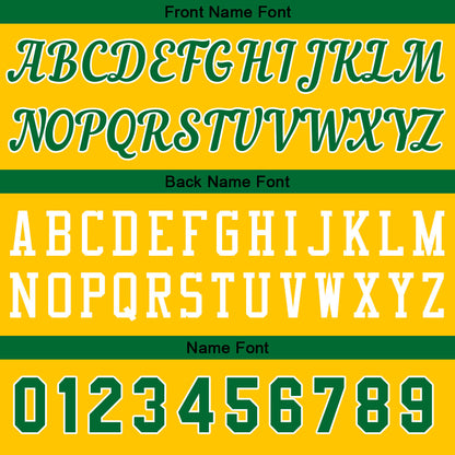 Individuelle Gelb Grün Basketball Jersey Shorts für Männer und Frauen Gestickter und gedruckter Name, Nummer und Logo