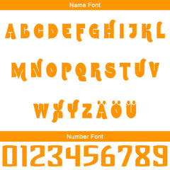 Benutzerdefiniert Weiß Orange Personalisierter Baseball Jersey mit Farbverlauf Team Uniform mit Namen und Nummer