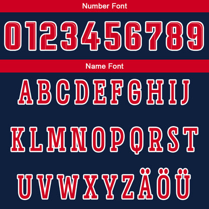 Benutzerdefinierte Marineblau Rot Reversible Basketball Jersey Personalisierte Drucken Name Nummer Logo