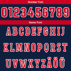 Benutzerdefinierte Marineblau Rot Reversible Basketball Jersey Personalisierte Drucken Name Nummer Logo