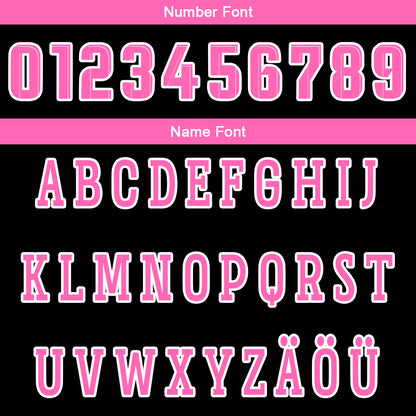 Benutzerdefinierte Schwarz Rosa Reversible Basketball Jersey Personalisierte Drucken Name Nummer Logo