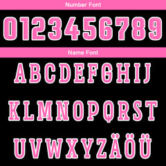 Benutzerdefinierte Schwarz Rosa Reversible Basketball Jersey Personalisierte Drucken Name Nummer Logo
