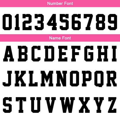 Benutzerdefinierte Schwarz Rosa Reversible Basketball Jersey Personalisierte Print Name Nummer Logo