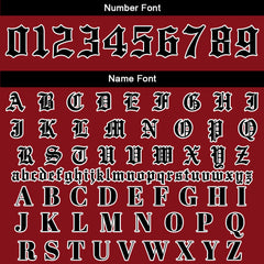 Maßgeschneiderte Rot Letterman Varsity Jacket Individuelle Stickerei Druck nach Ihrem Wunsch