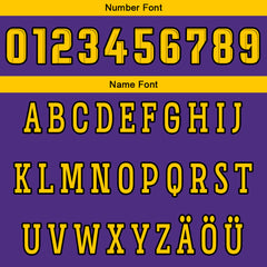 Benutzerdefinierte Lila Schwarz Gelb Reversible Basketball Jersey Personalisierte Drucken Name Nummer Logo